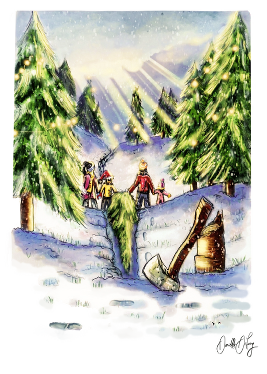 Limited Edition Holiday Cards - By Local Artist Danielle DeLong