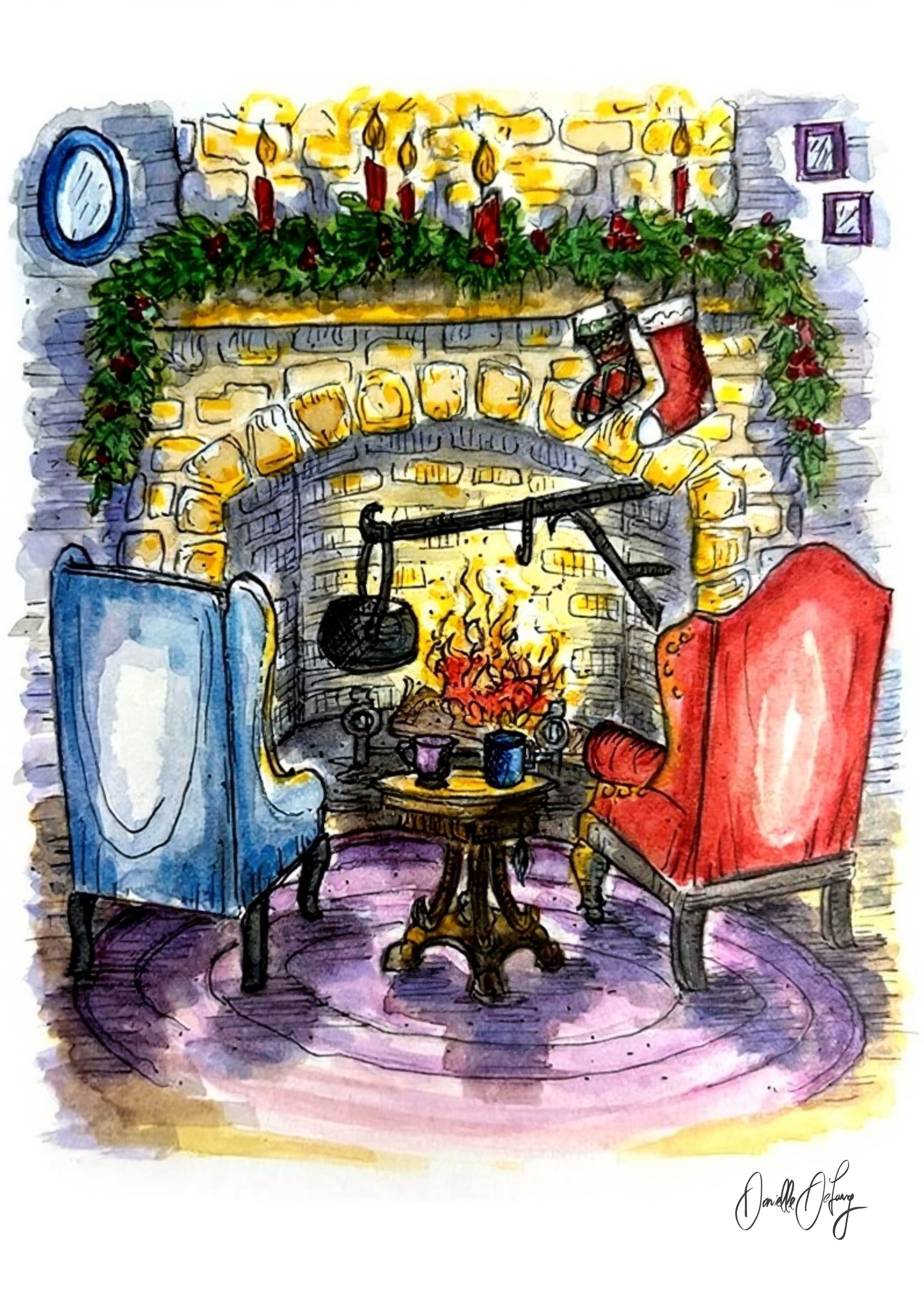 Limited Edition Holiday Cards - By Local Artist Danielle DeLong