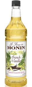 Monin French Vanilla Syrup - 1 Liter