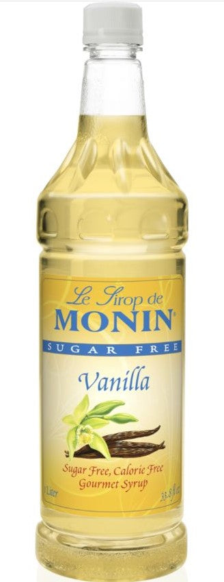 Monin Sugar Free Vanilla Syrup - 1 Liter